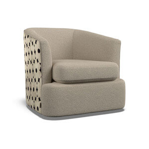 Callan Swivel Fabric Chair
